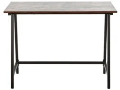 Home Office Desk 100 X 50 Cm Dark Wood With Black VILSECK 12 Home Office Desk 100 X 50 Cm Dark Wood With Black VILSECK -Cheap Furniture Store undef src sa picid 800672 type whitesh image