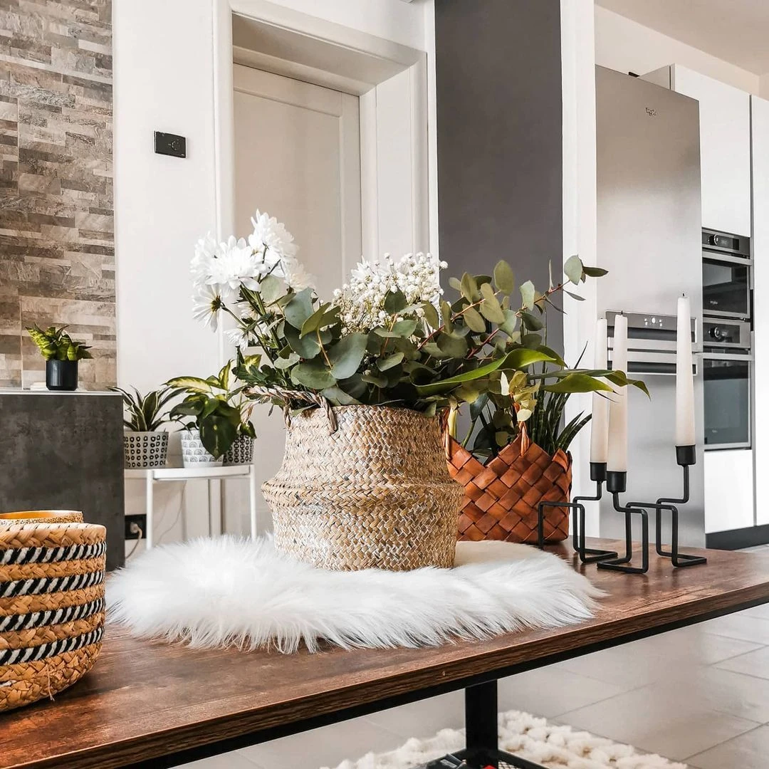Coffee Table With Shelf Dark Wood With Black ASTON - Image 4