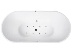 Freestanding Whirlpool Bath With LED 1700 X 800 Mm White HAVANA -Cheap Furniture Store undef src sa picid 800892 type whitesh image