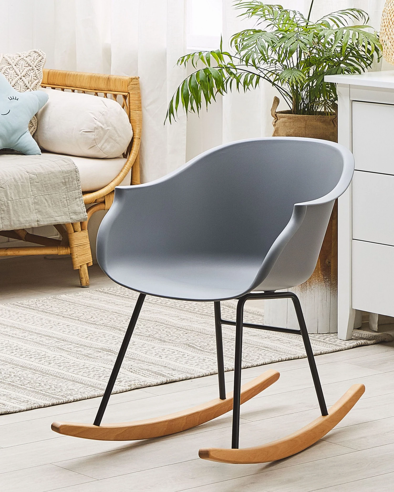 Rocking Chair Grey HARMONY 4 Rocking Chair Grey HARMONY - Image 2