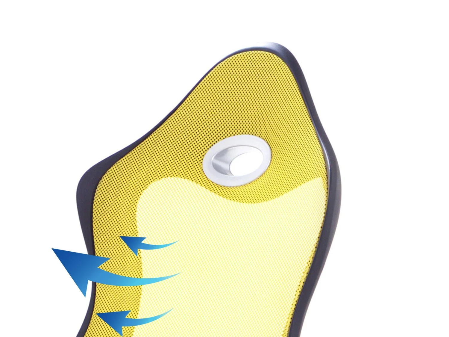 Swivel Office Chair Yellow ICHAIR - Image 4