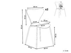 Set Of 2 Dining Chairs Black BOONVILLE 17 Set Of 2 Dining Chairs Black BOONVILLE -Cheap Furniture Store undef src sa picid 802908 type whitesh image