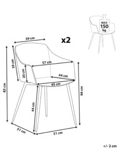 Set Of 2 Dining Chairs White FONDA -Cheap Furniture Store undef src sa picid 802974 type whitesh image