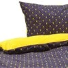 Cotton Duvet Cover Set Chevron Pattern Dark Blue And Yellow WALLINGFORD Various Sizes -Cheap Furniture Store undef src sa picid 803127 type whitesh image