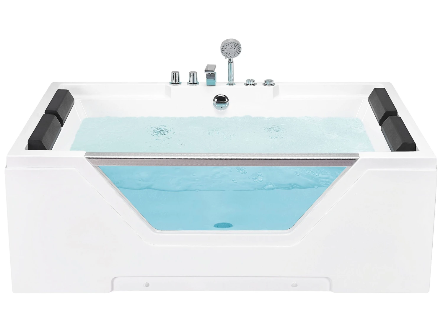 Whirlpool Bath 1700 X 1200 Mm White HUARAZ 3 Whirlpool Bath 1700 X 1200 Mm White HUARAZ