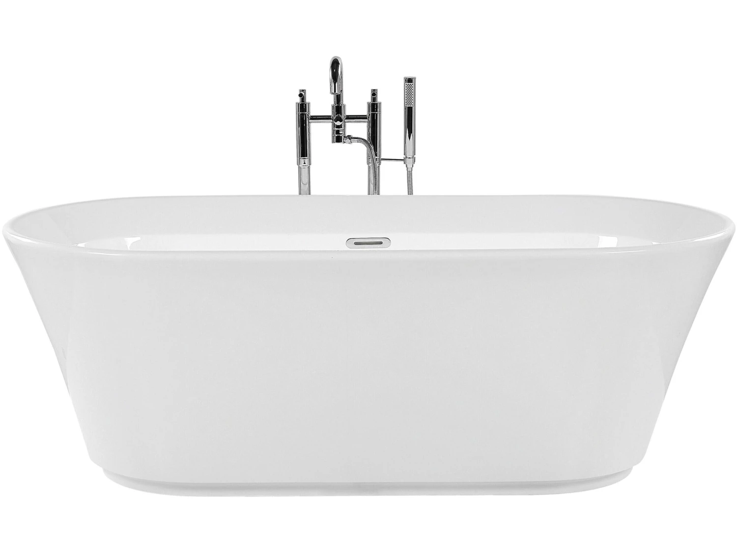 Freestanding Bath 1700 X 800 Mm White OVALLE 3 Freestanding Bath 1700 X 800 Mm White OVALLE
