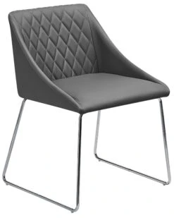 Set Of 2 Dining Chairs Faux Leather Grey ARCATA 15 Set Of 2 Dining Chairs Faux Leather Grey ARCATA -Cheap Furniture Store undef src sa picid 808629 type whitesh image