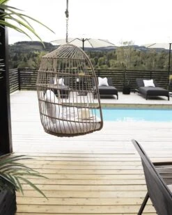 Hanging Chair With Stand Beige ALLERA 16 Hanging Chair With Stand Beige ALLERA -Cheap Furniture Store undef src sa picid 811069 type whitesh image