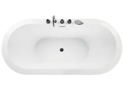 Freestanding Bath With Fixtures 1700 X 800 Mm Black EMPRESA -Cheap Furniture Store undef src sa picid 811220 type whitesh image