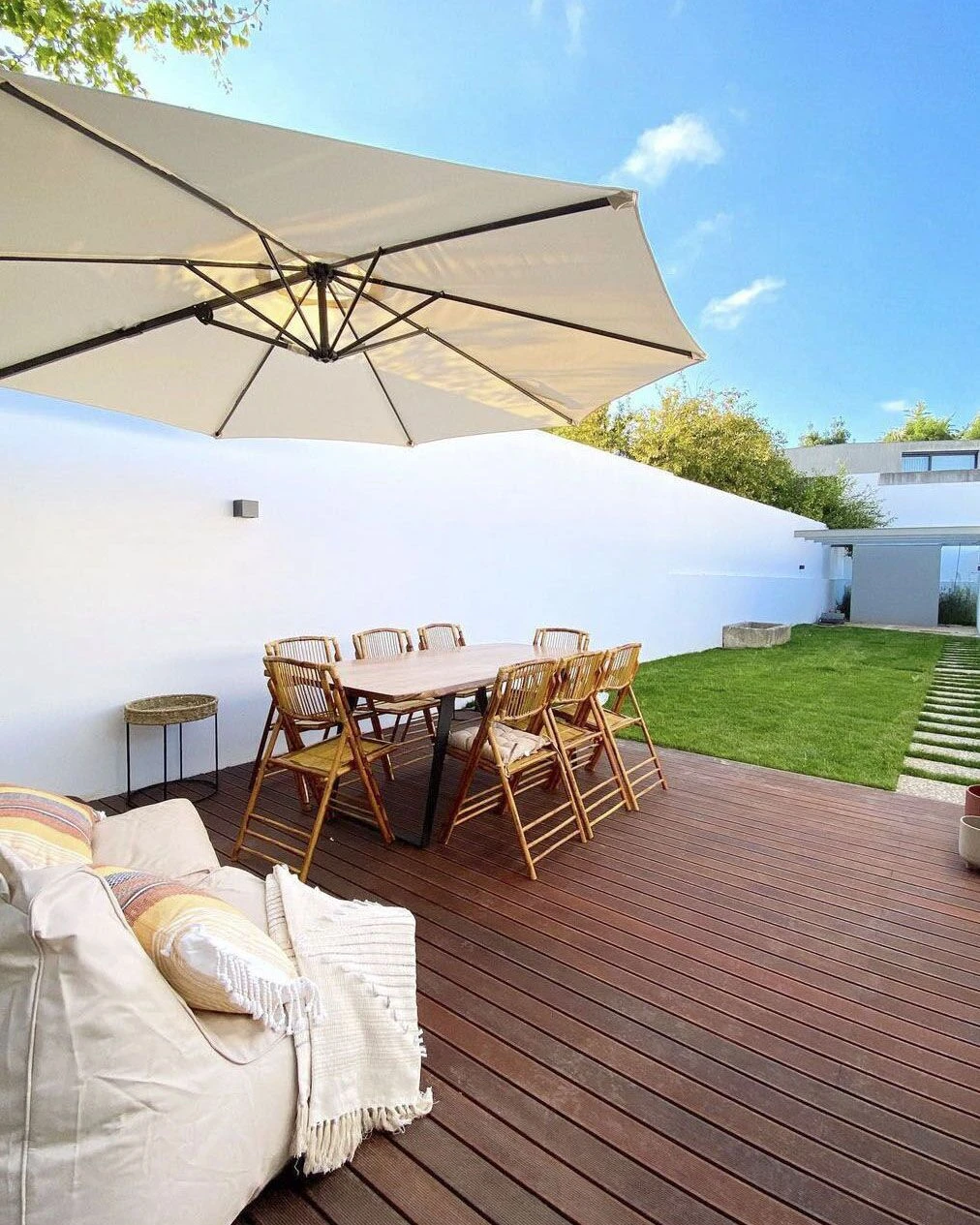 Bean Bag Chair Beige SIESTA 5 Bean Bag Chair Beige SIESTA - Image 3