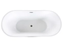 Freestanding Bath 1700 X 800 Mm Black PINEL -Cheap Furniture Store undef src sa picid 812568 type whitesh image