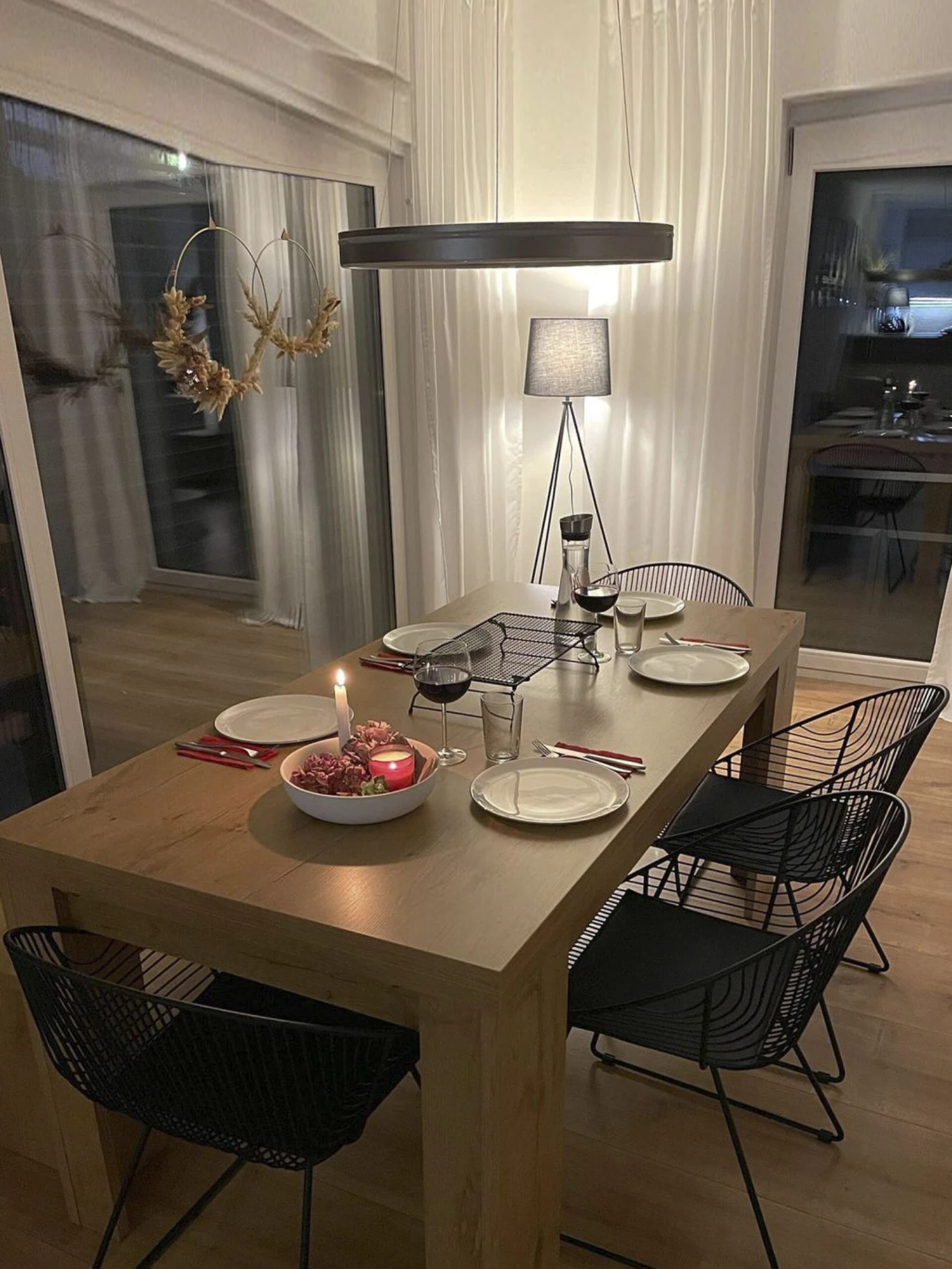 Set Of 2 Metal Accent Chairs Black AURORA - Image 8