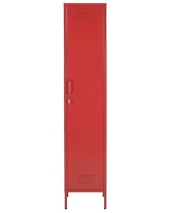 Metal Storage Cabinet Red FROME -Cheap Furniture Store undef src sa picid 813012 type whitesh image