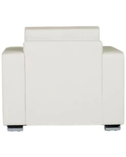 Leather Armchair White HELSINKI -Cheap Furniture Store undef src sa picid 813035 type whitesh image