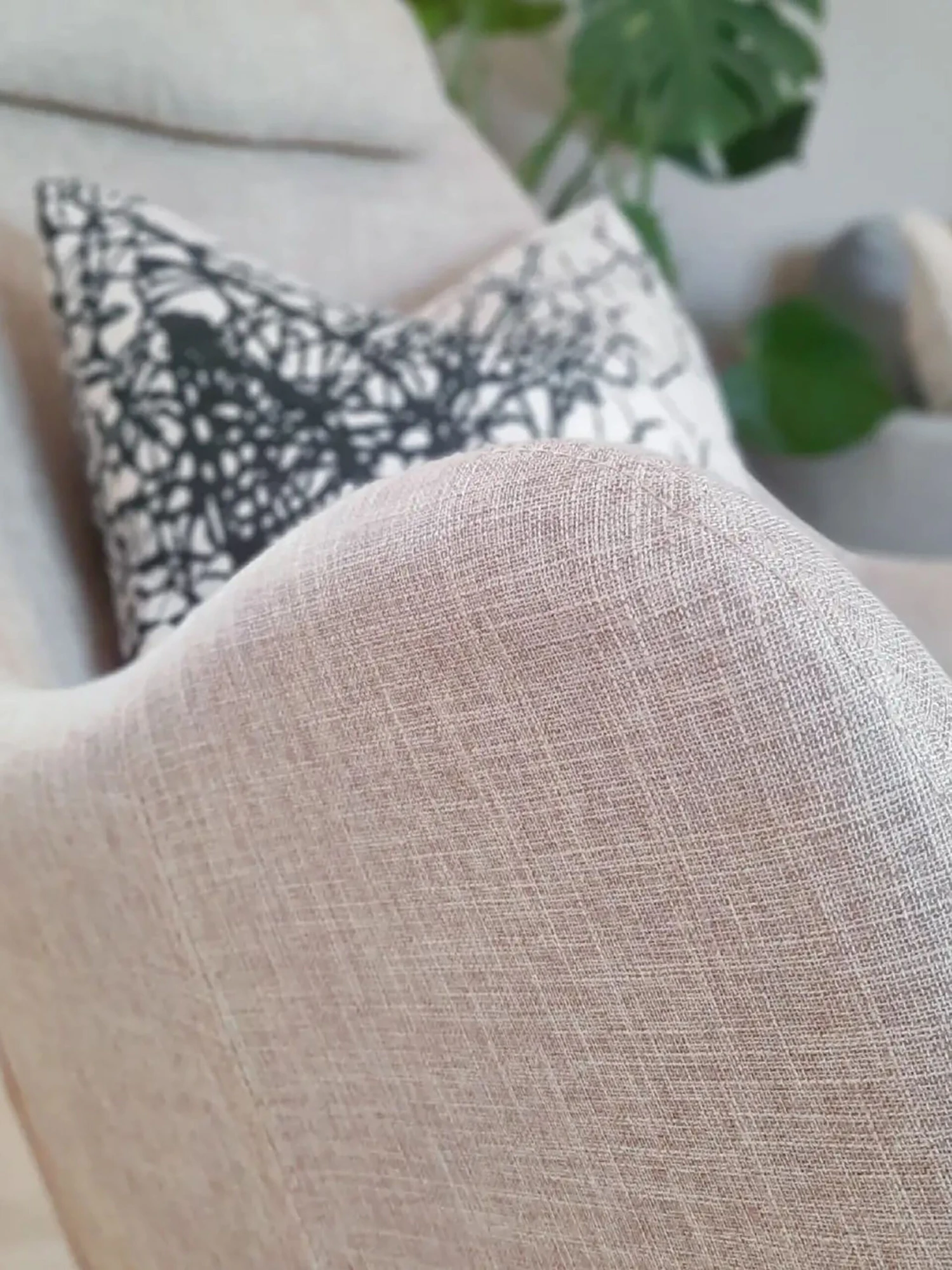 Fabric Rocking Chair Light Beige ARRIE - Image 4