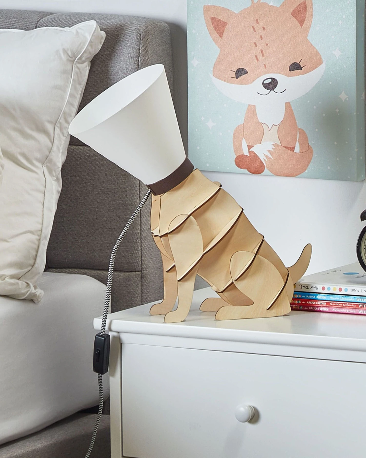 Table Lamp Light Wood ISNA - Image 3