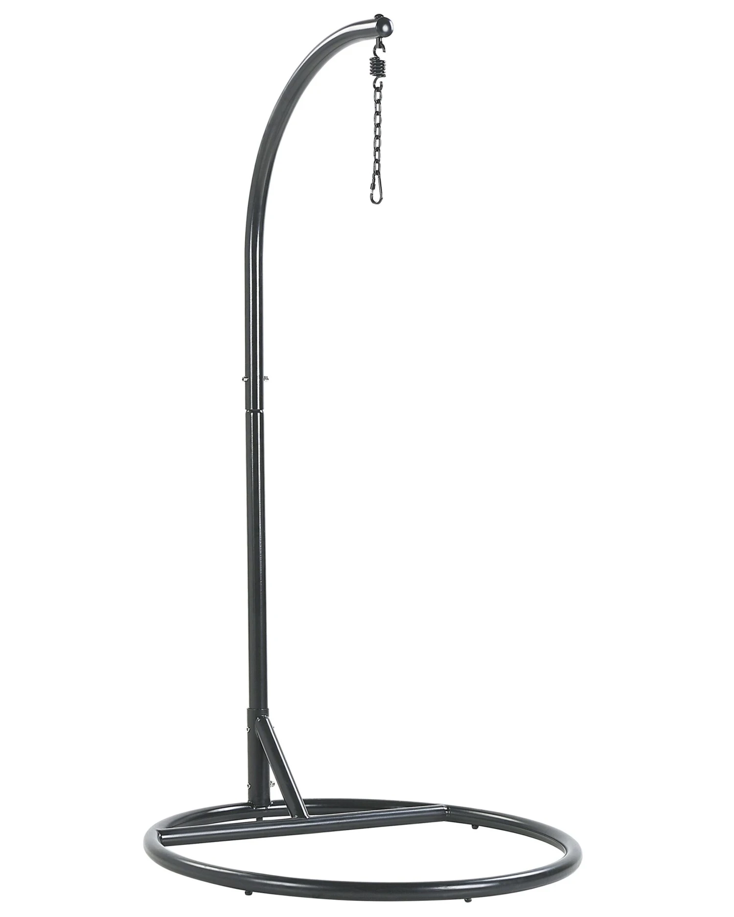 Hanging Chair With Stand Black ALLERA - Image 8