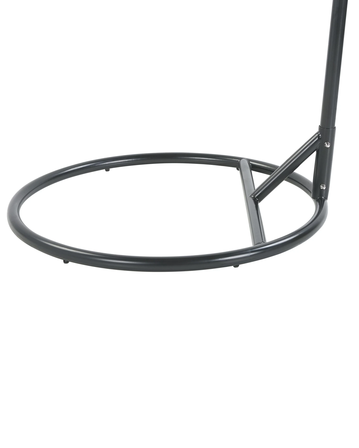 Hanging Chair With Stand Black ALLERA - Image 10