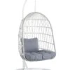 Hanging Chair With Stand White ALLERA -Cheap Furniture Store undef src sa picid 815257 type whitesh image