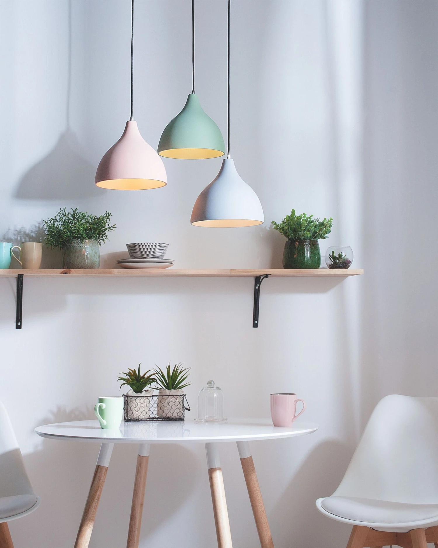 Concrete Pendant Lamp Grey LAMBRO - Image 4