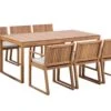 6 Seater Acacia Wood Garden Dining Set With Taupe Cushions SASSARI -Cheap Furniture Store undef src sa picid 815777 type whitesh image