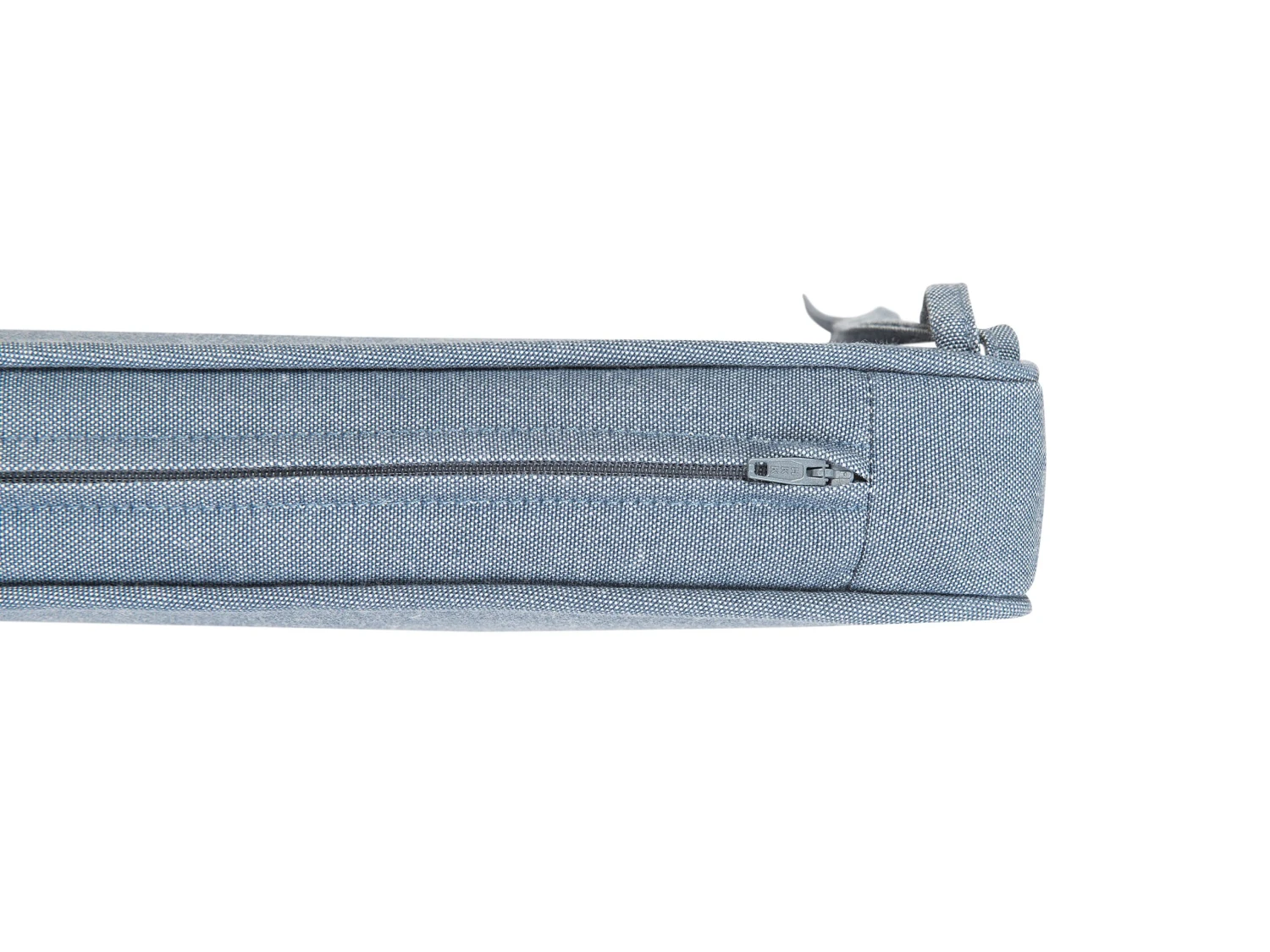 6 Seater Acacia Wood Garden Dining Set With Blue Cushions SASSARI - Image 9