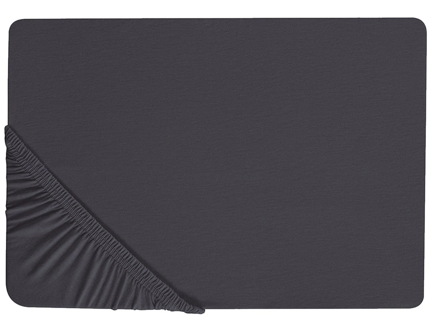 Cotton Fitted Sheet Black HOFUF Various Sizes 3 Cotton Fitted Sheet Black HOFUF Various Sizes
