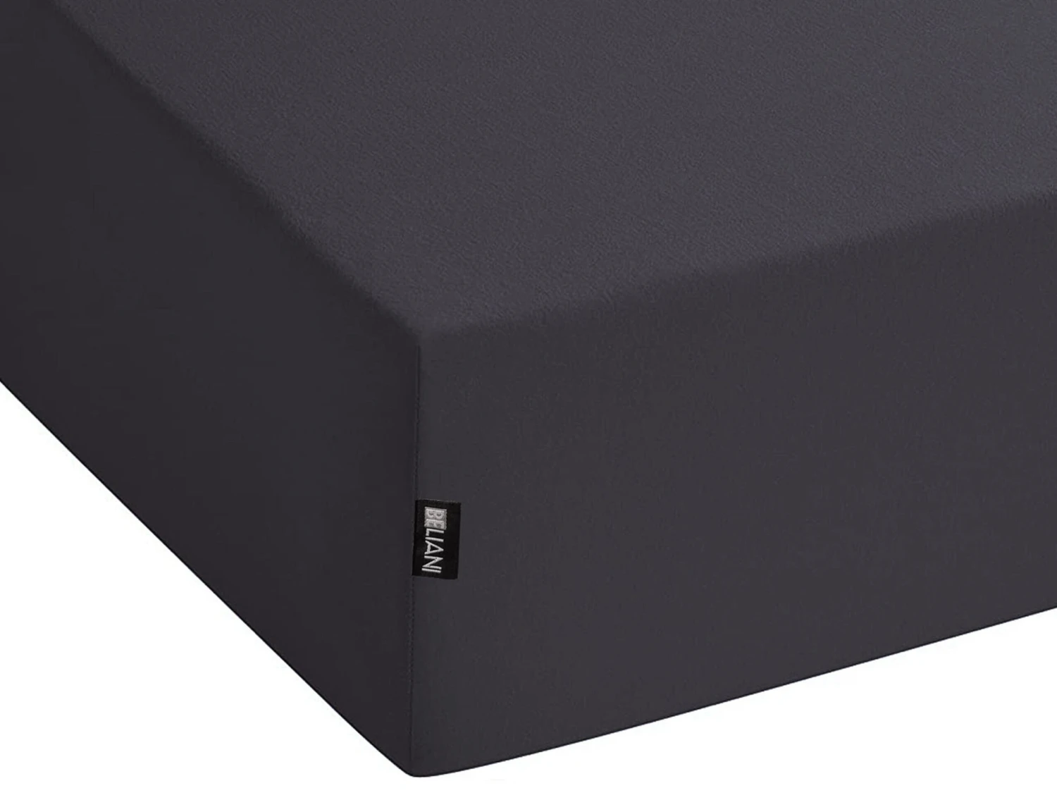 Cotton Fitted Sheet Black HOFUF Various Sizes 5 Cotton Fitted Sheet Black HOFUF Various Sizes - Image 3