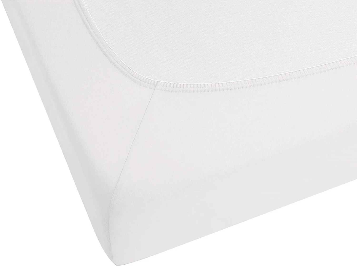 Cotton Fitted Sheet White HOFUF Various Sizes 6 Cotton Fitted Sheet White HOFUF Various Sizes - Image 4