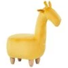 Velvet Animal Stool Yellow GIRAFFE -Cheap Furniture Store undef src sa picid 816956 type whitesh image