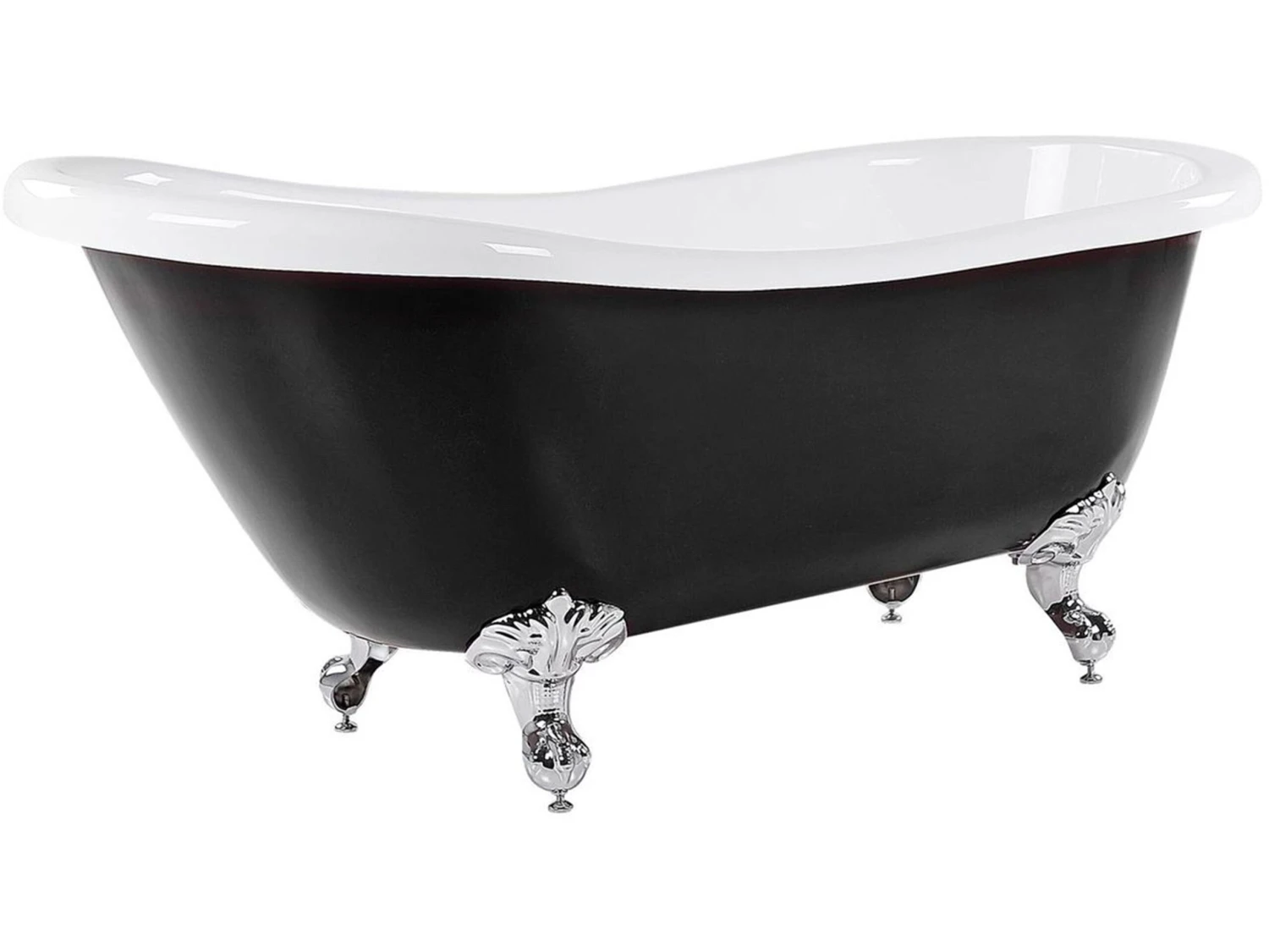 Freestanding Bath Black CAYMAN Various Sizes 6 Freestanding Bath Black CAYMAN Various Sizes - Image 4