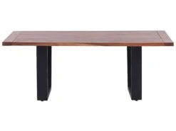 Acacia Coffee Table Light Wood And Black GRENOLA -Cheap Furniture Store undef src sa picid 817485 type whitesh image