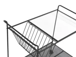 Metal Kitchen Trolley Black ALAMO -Cheap Furniture Store undef src sa picid 818027 type whitesh image