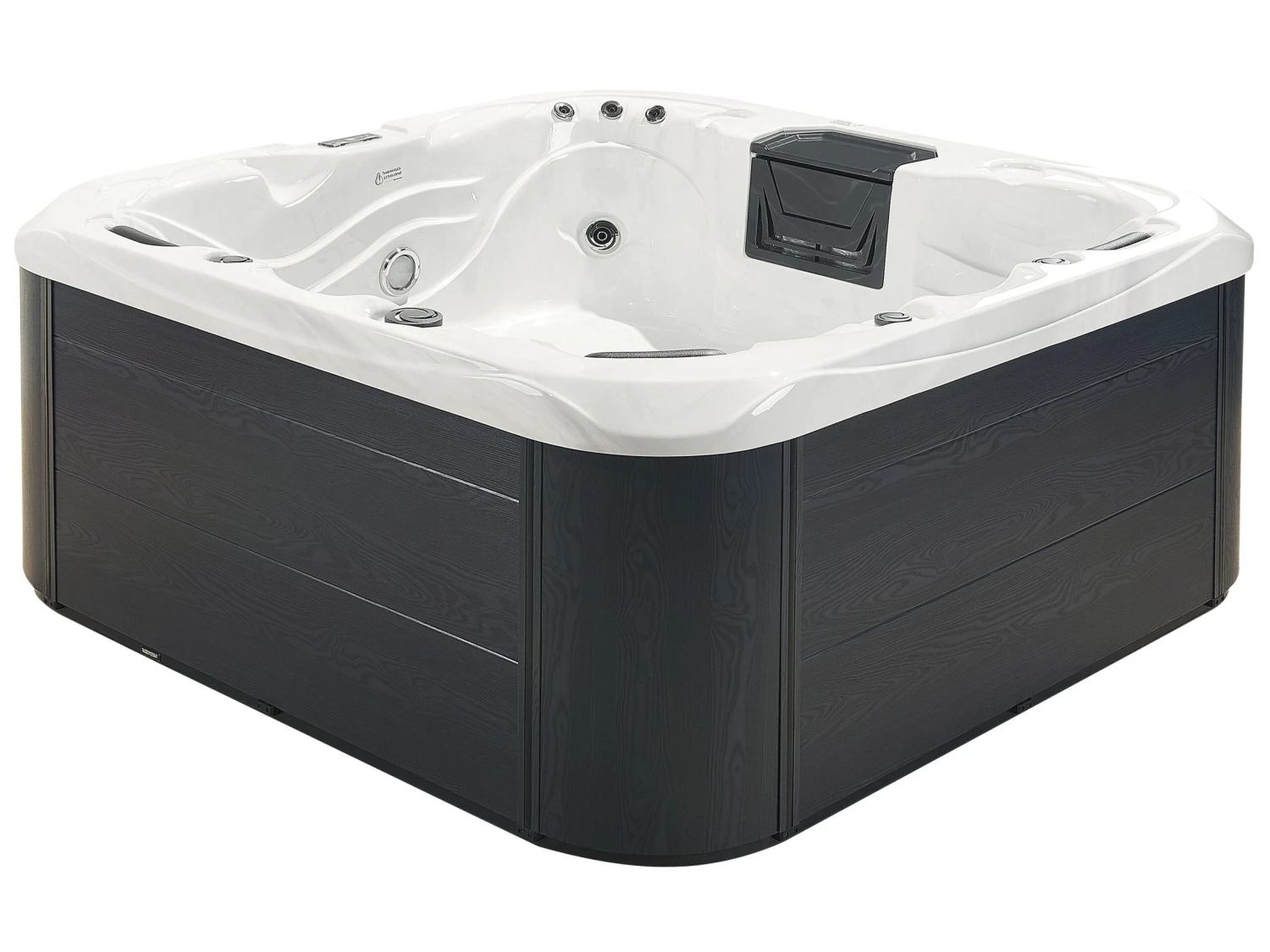 Square Hot Tub With LED White LASTARRIA 9 Square Hot Tub With LED White LASTARRIA - Image 7
