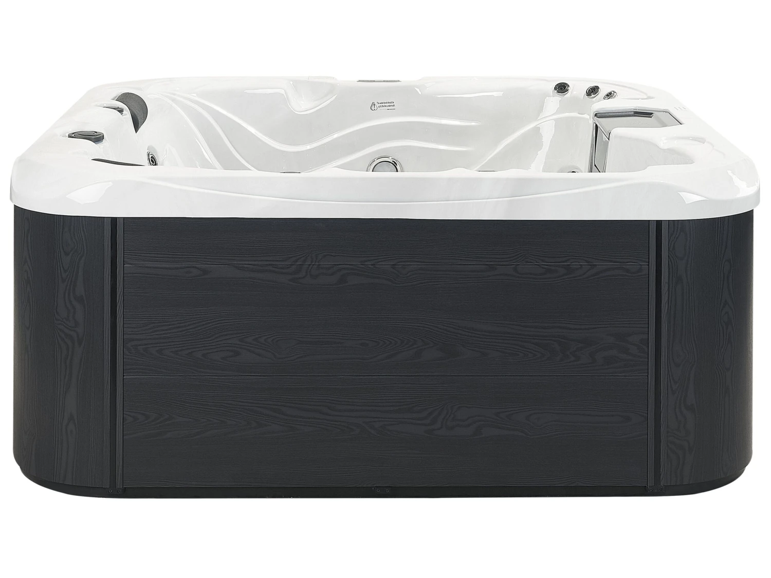 Square Hot Tub With LED White LASTARRIA 10 Square Hot Tub With LED White LASTARRIA - Image 8
