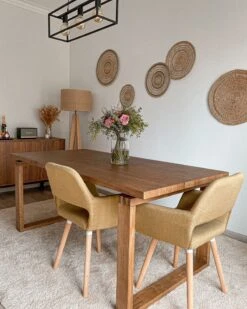 Set Of 2 Fabric Dining Chairs Yellow CHICAGO -Cheap Furniture Store undef src sa picid 819001 type whitesh image