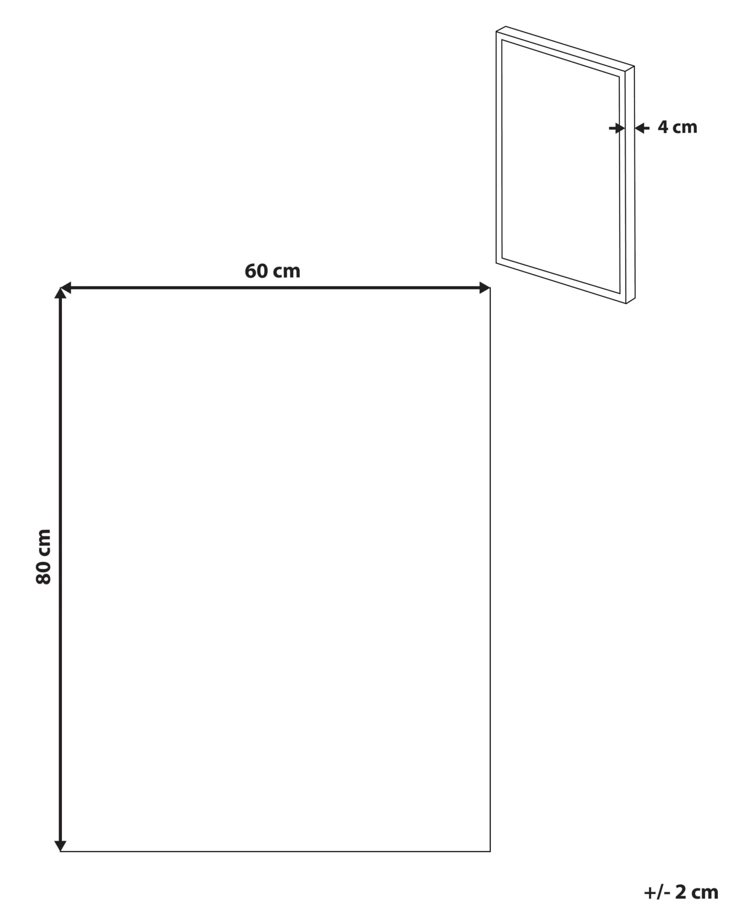 Llama Canvas Wall Art 60 X 80 Cm Pink And White AFASSA - Image 5