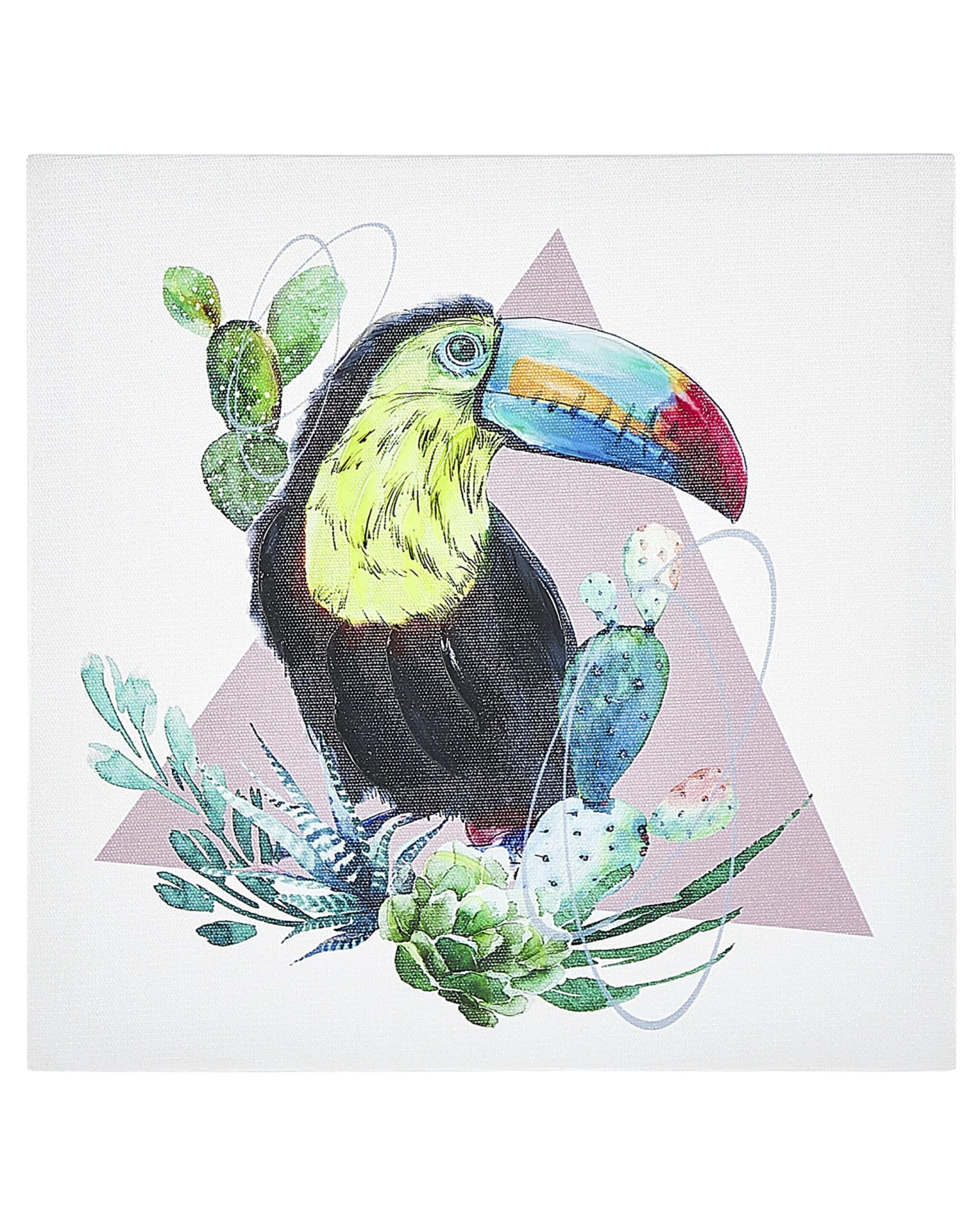 Set Of 3 Animals Canvas Art Prints 30 X 30 Cm Multicolour MENAKA - Image 7