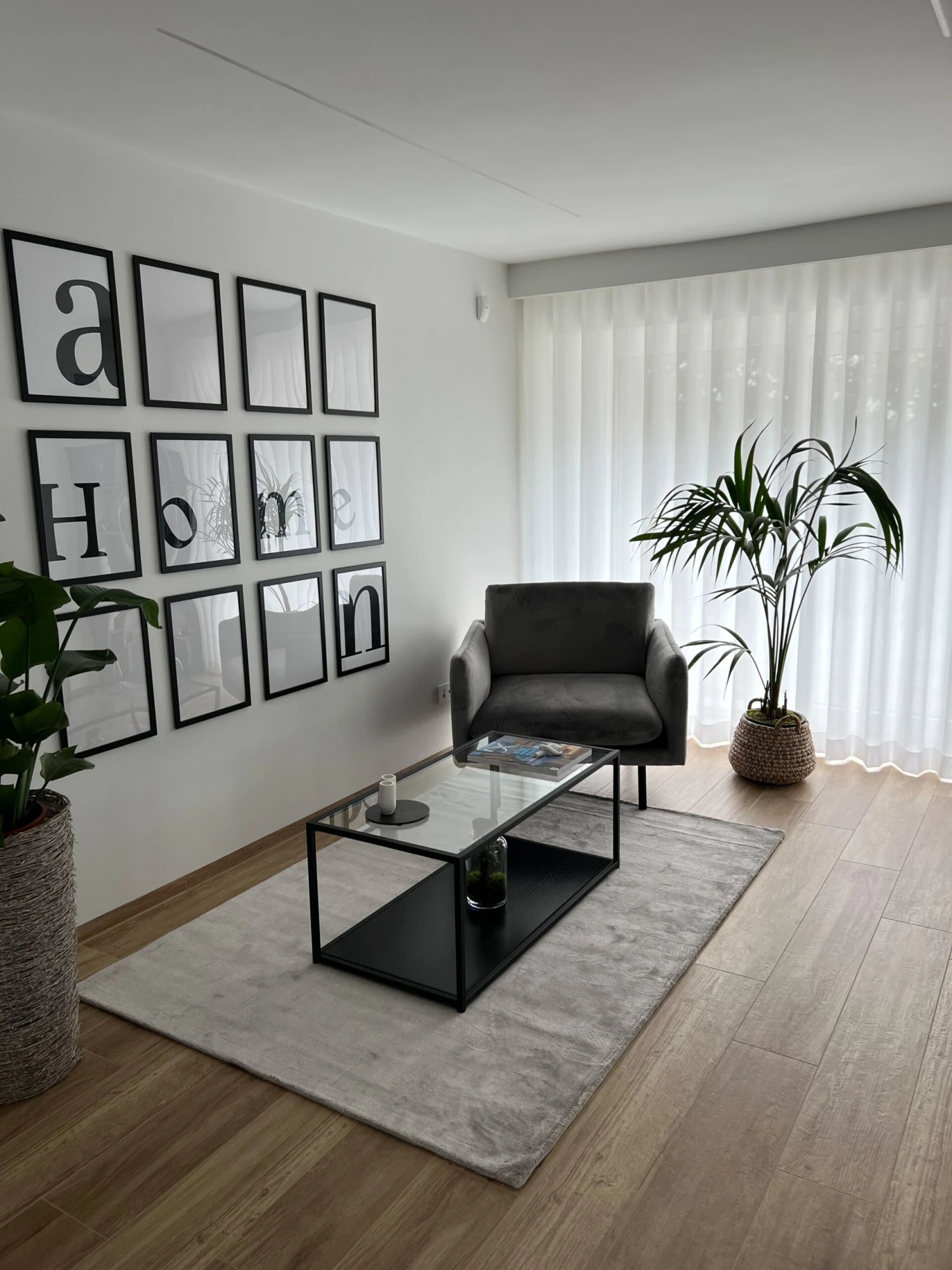 Velvet Fabric Armchair Grey VINTERBRO 7 Velvet Fabric Armchair Grey VINTERBRO - Image 5