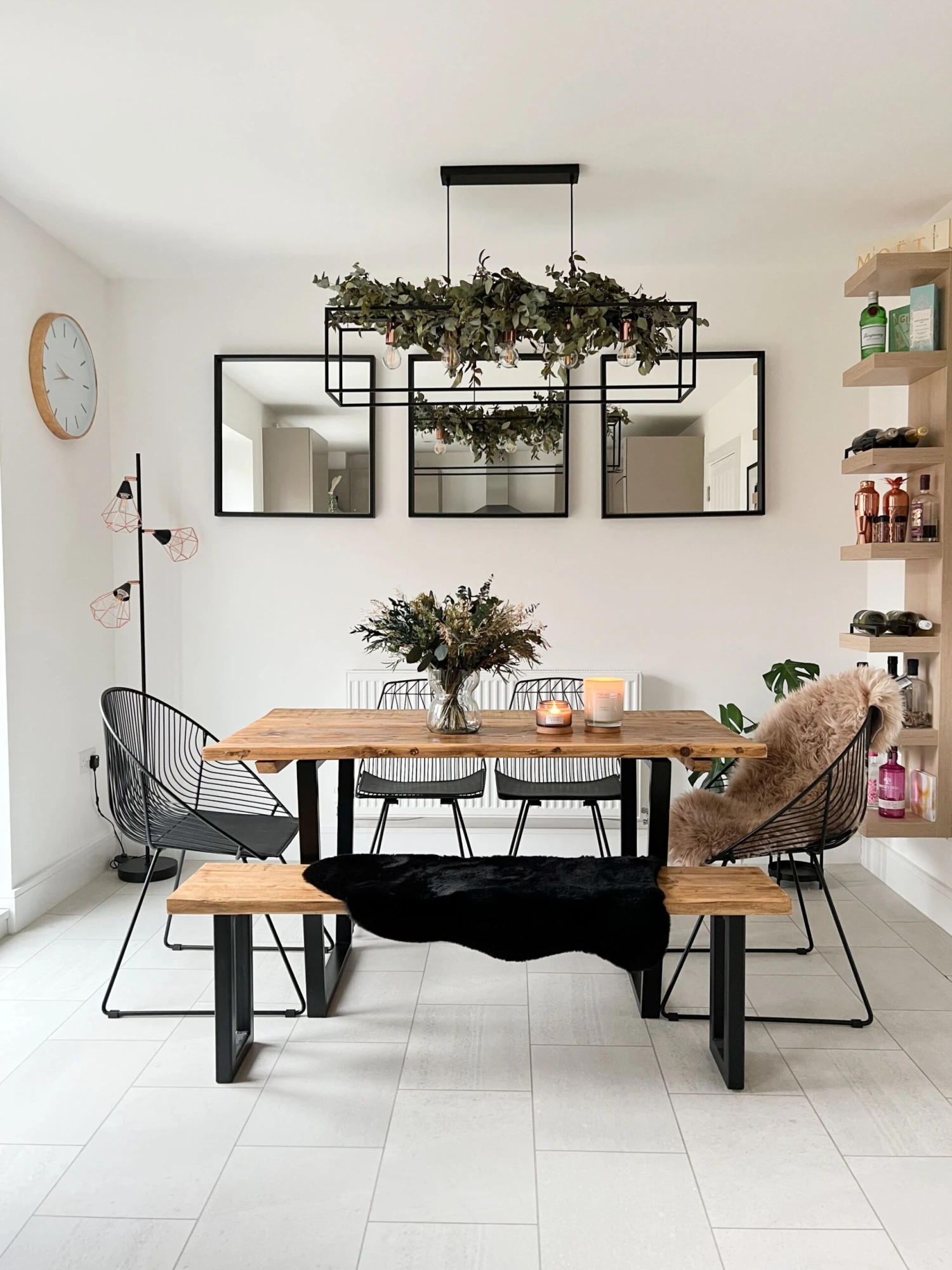 Set Of 2 Metal Accent Chairs Black AURORA - Image 9