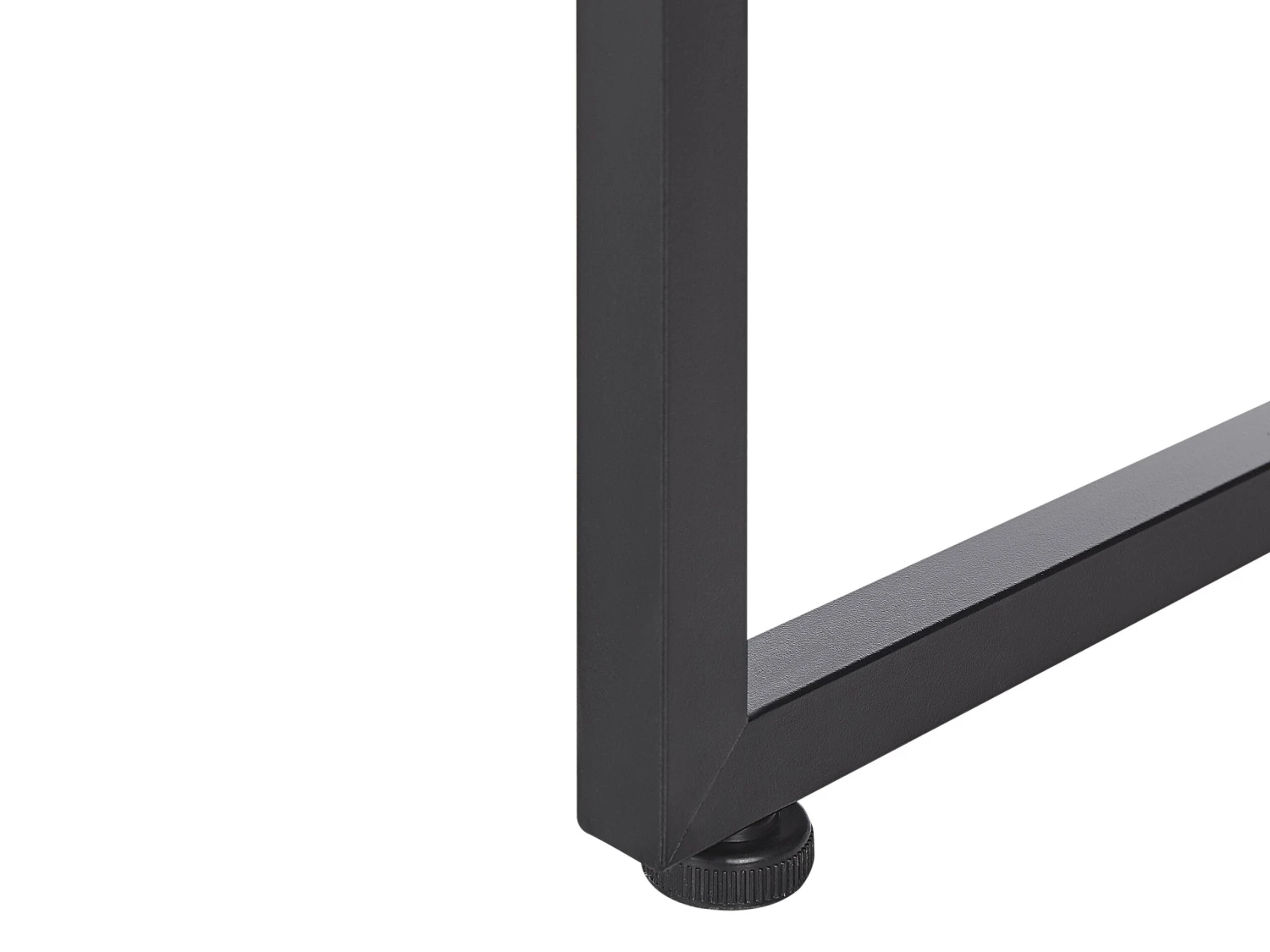 Home Office Desk With Cupboard 118 X 60 Cm Dark Wood With Black VINCE - Image 6