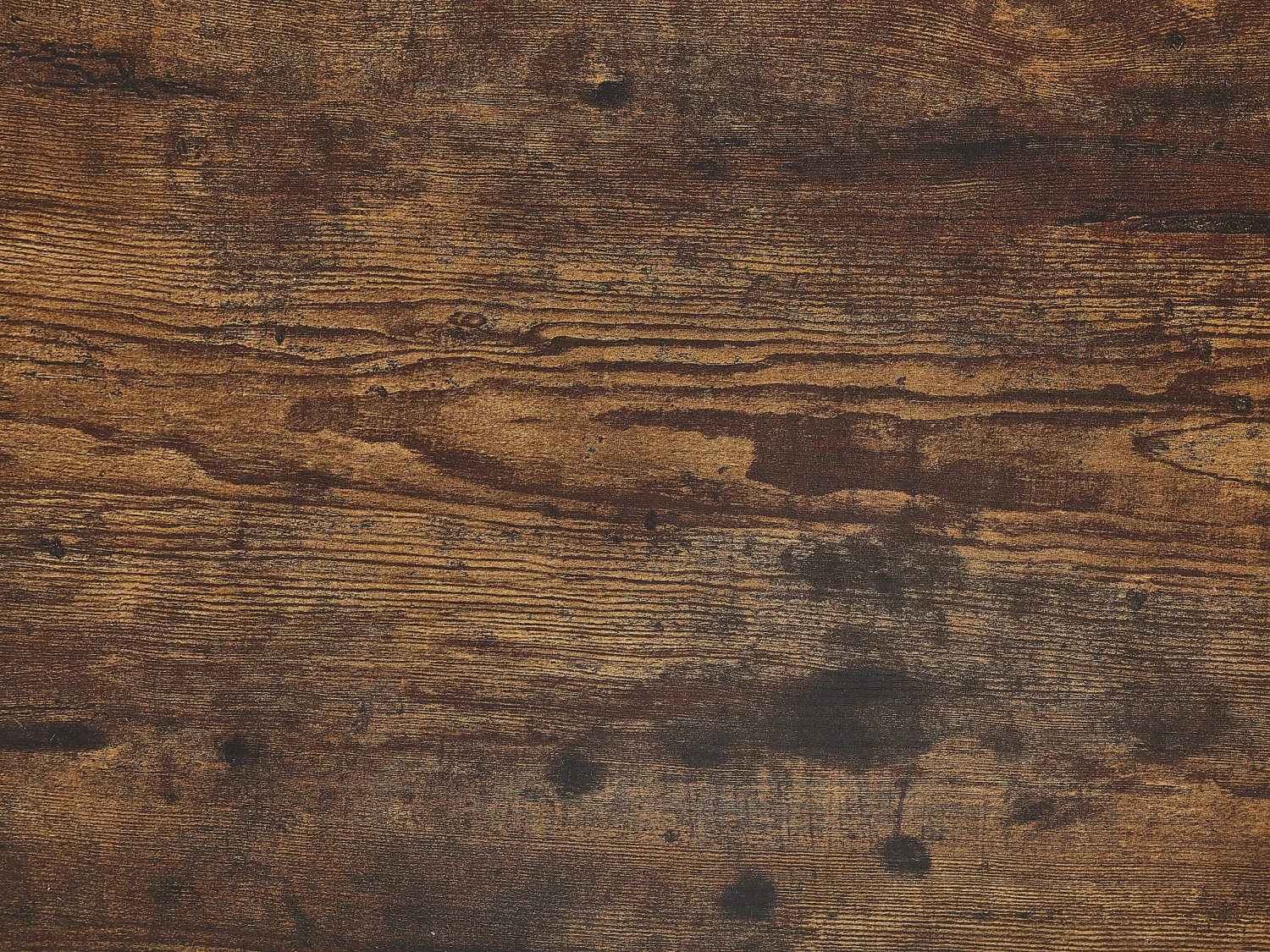 Home Office Desk With Cupboard 118 X 60 Cm Dark Wood With Black VINCE - Image 7