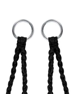 Macrame Hanging Chair Black GABELLA -Cheap Furniture Store undef src sa picid 821571 type whitesh image