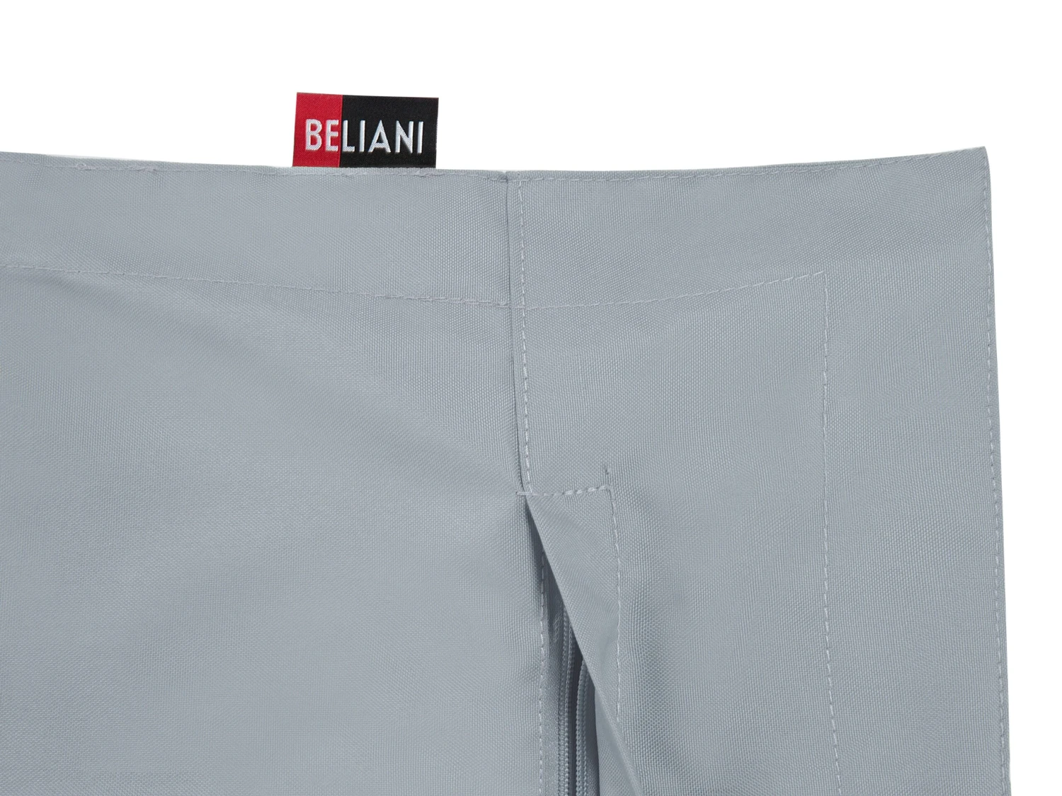 Large Bean Bag 140 X 180 Cm Light Grey FUZZY - Image 9