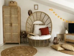 Rattan Basket Chair Natural LIDO -Cheap Furniture Store undef src sa picid 822721 type whitesh image