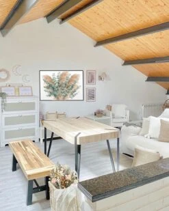 Dining Table 130 X 80 Cm Light Wood And Black CAMBELL -Cheap Furniture Store undef src sa picid 822729 type whitesh image