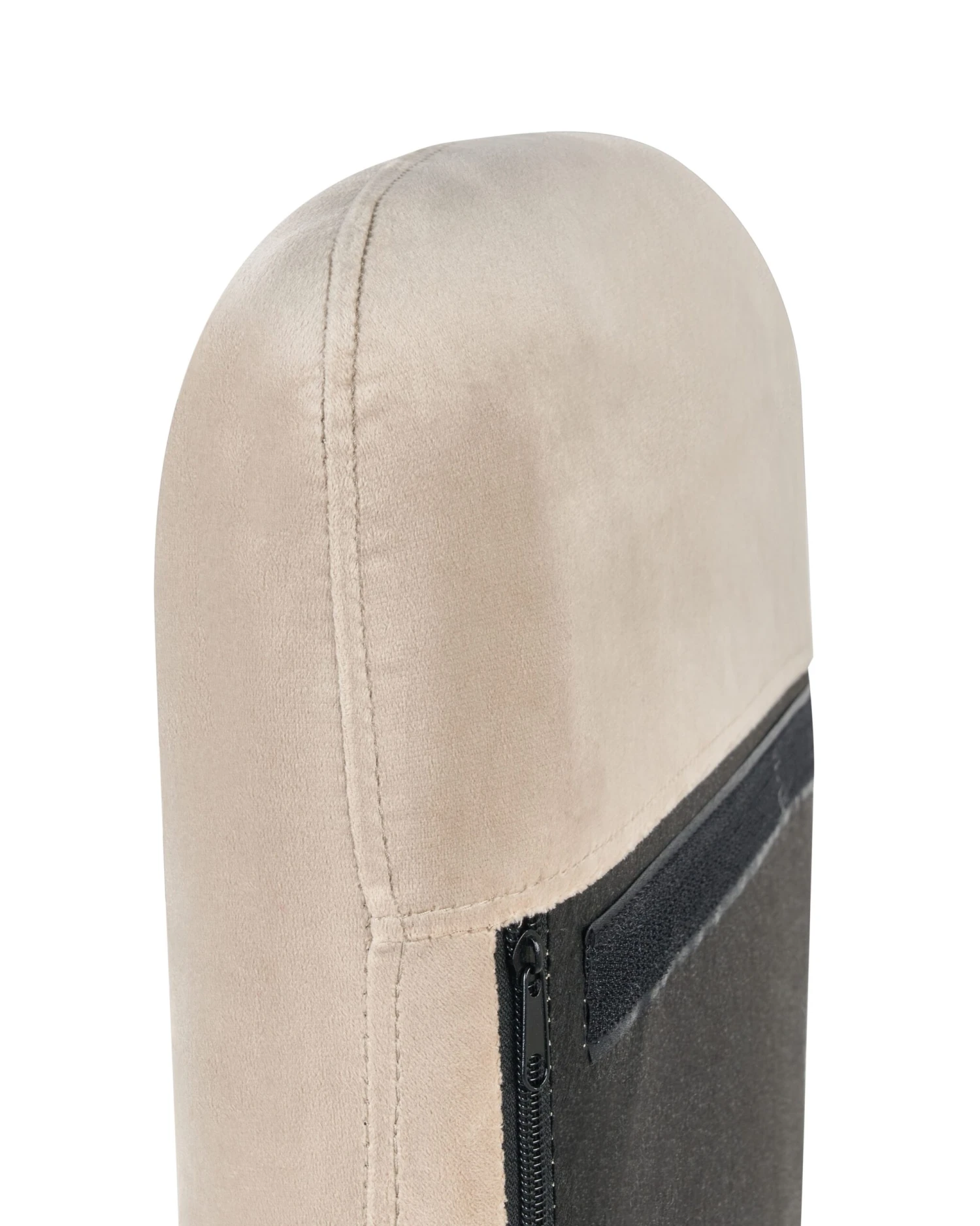 Velvet Rocking Chair Beige ELLAN - Image 7