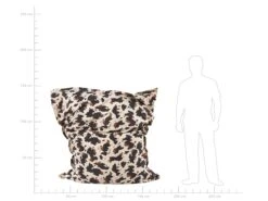 Large Bean Bag 140 X 180 Cm Cow Print FUZZY -Cheap Furniture Store undef src sa picid 823395 type whitesh image