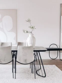 Set Of 2 Velvet Dining Chairs Taupe JEFFERSON -Cheap Furniture Store undef src sa picid 823567 type whitesh image