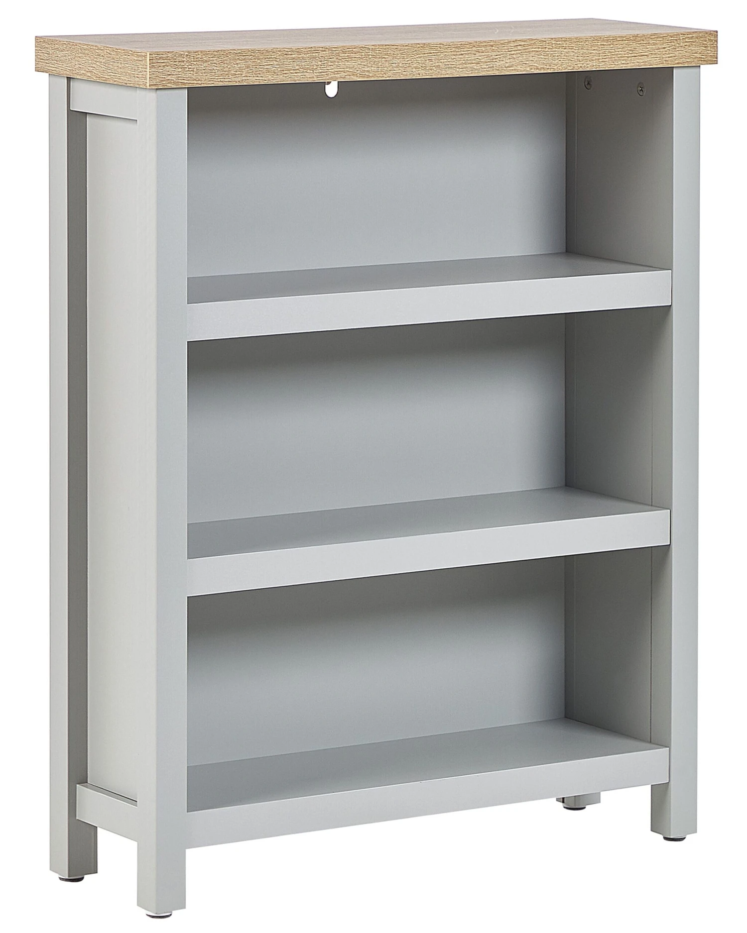 3 Tier Bookcase Grey CLIO